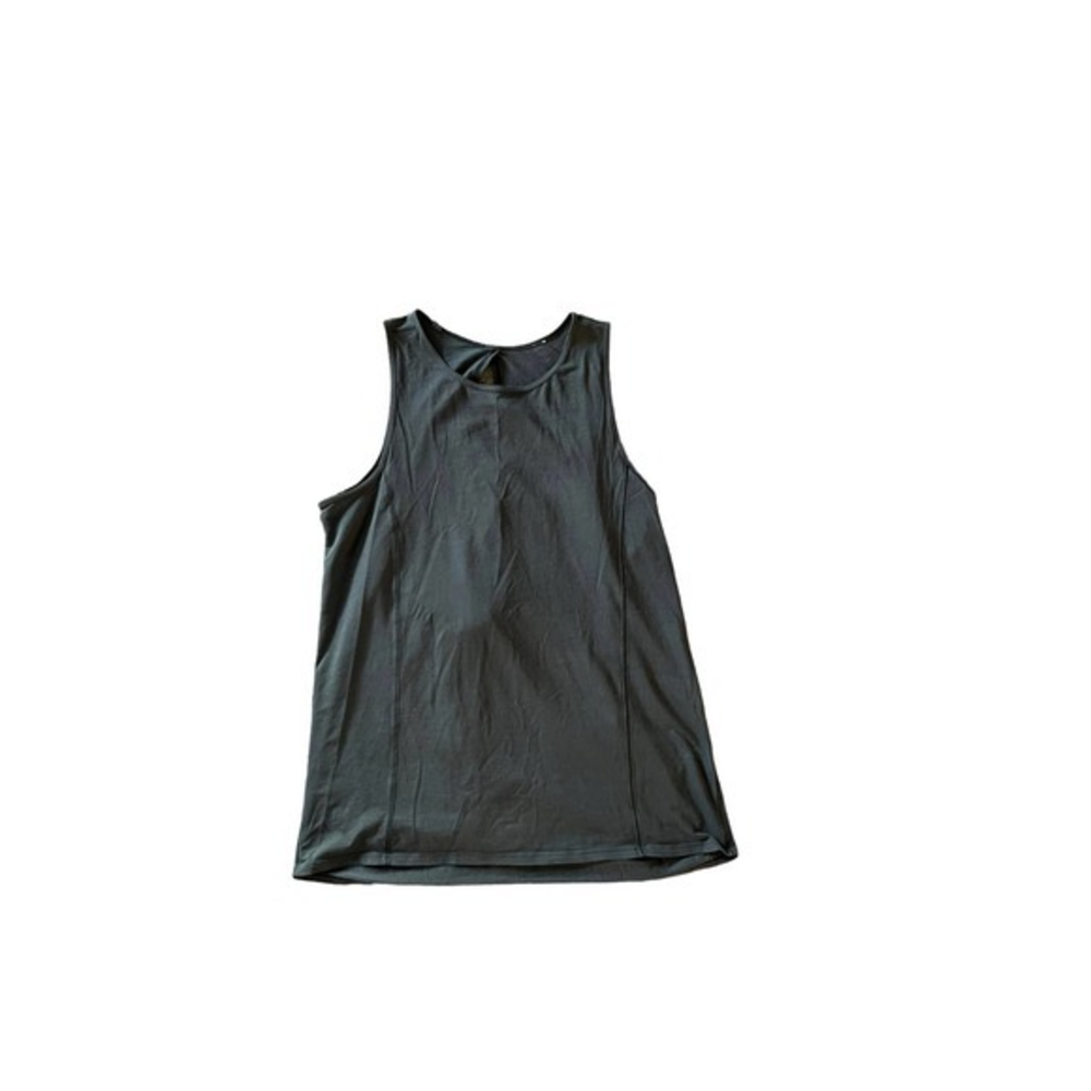 Lululemon Dark Grey Cotton‎ Tank